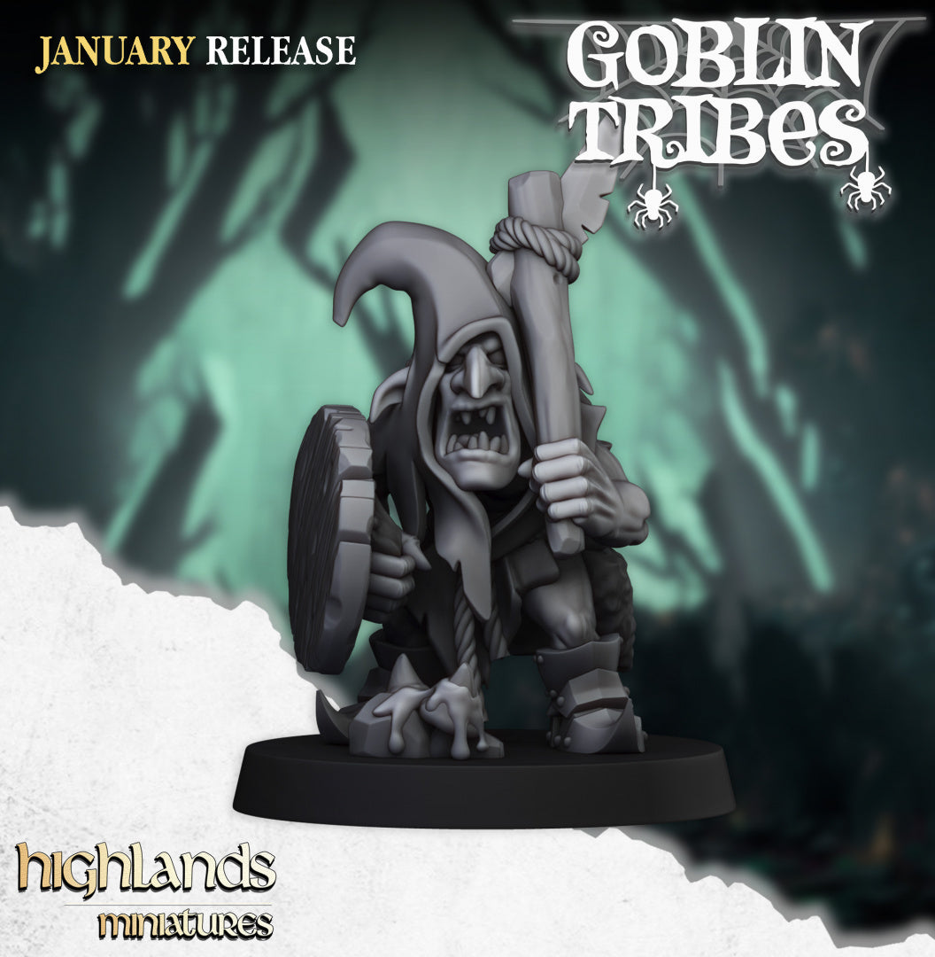 Swamp Goblins with Hand Weapons by Highlands Miniatures