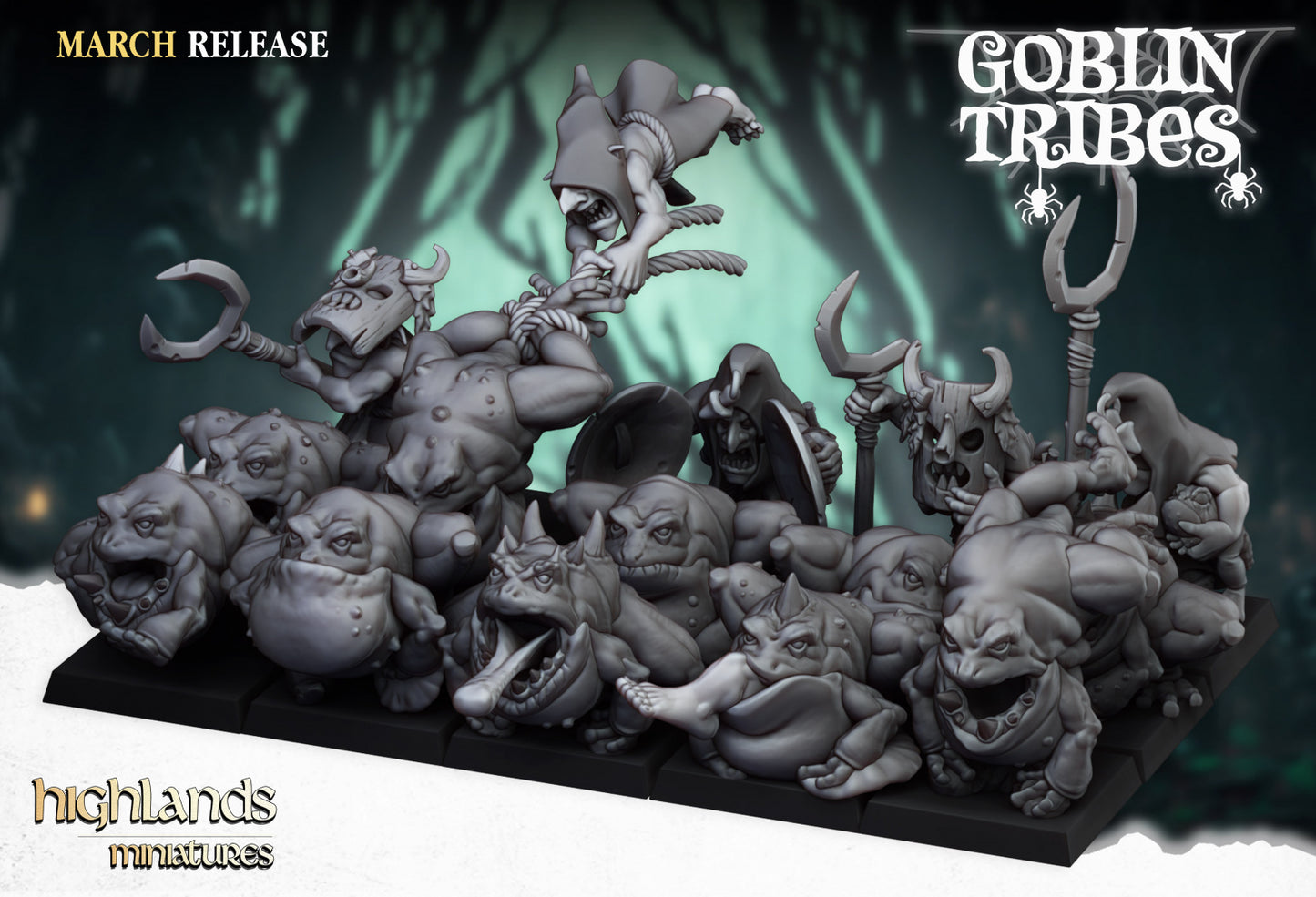 Swamp Goblins Herd by Highlands Miniatures