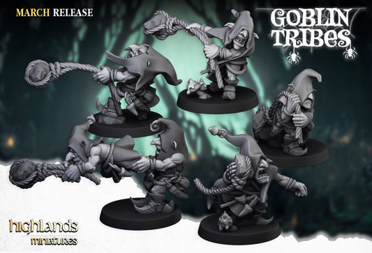 Swamp Goblins Stonethrowers by Highlands Miniatures
