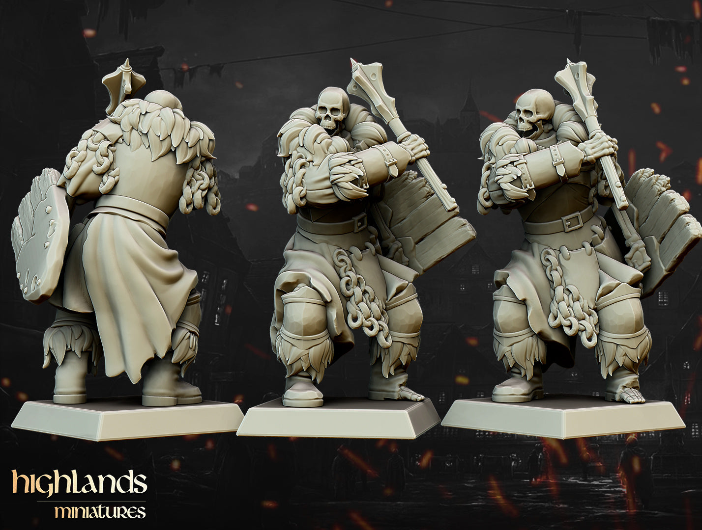 Undead Black Watch Unit by Highlands Miniatures