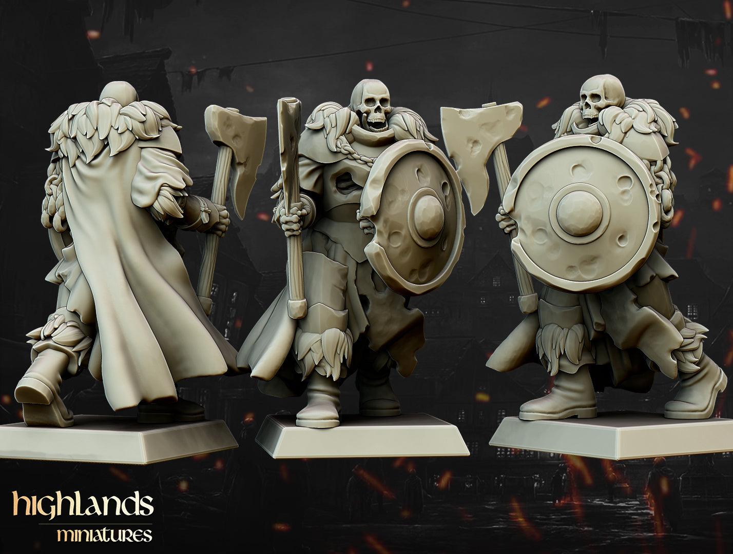 Undead Black Watch Unit by Highlands Miniatures