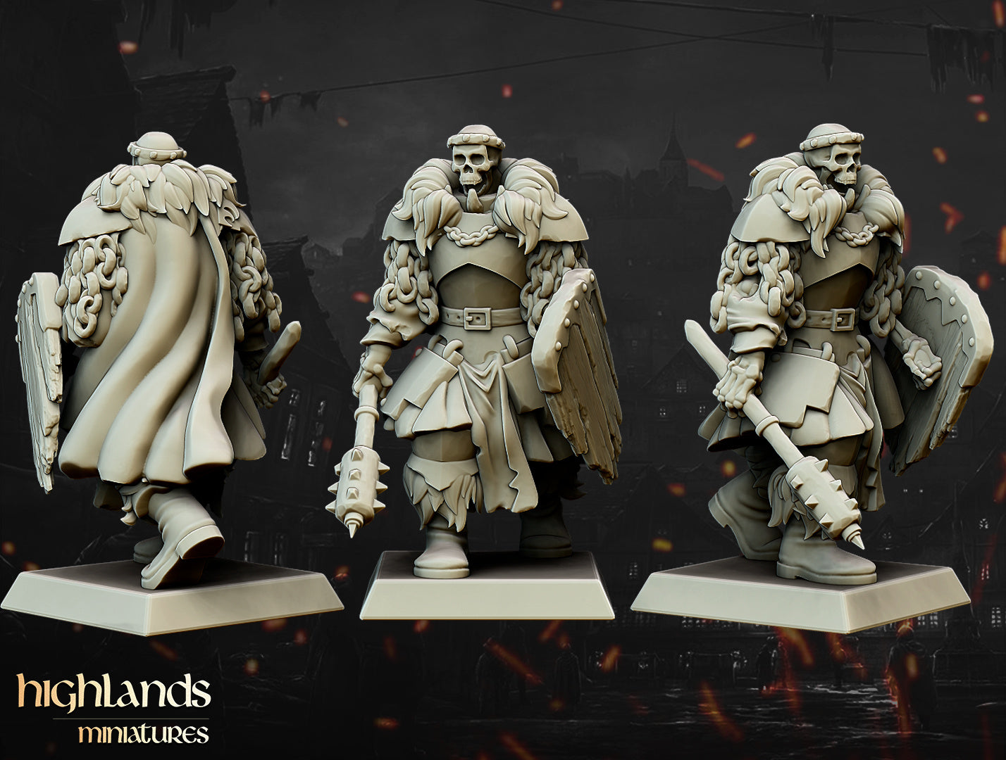 Undead Black Watch Unit by Highlands Miniatures