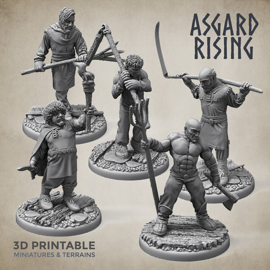 Asgard Rising Male Viking Villagers 1