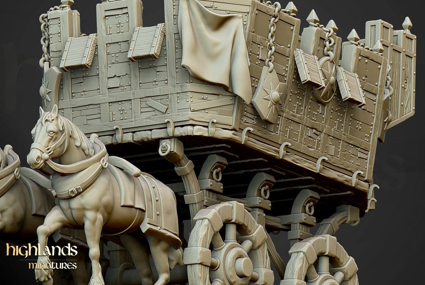 The Wittemberg Wagon by Highlands Miniatures
