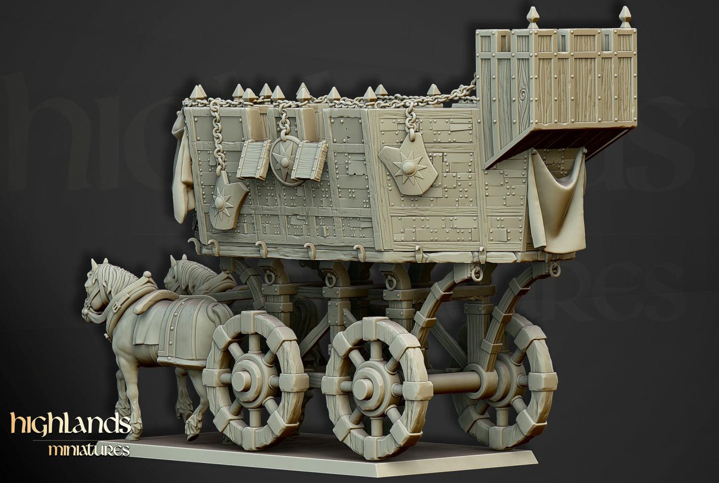 The Wittemberg Wagon by Highlands Miniatures