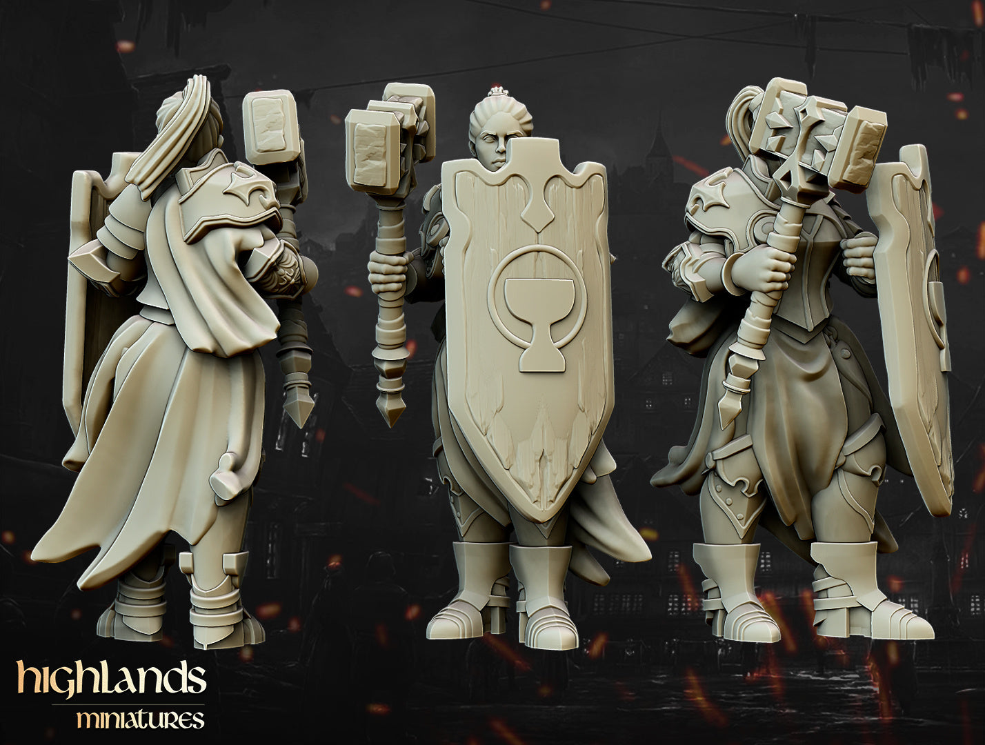 Warriors of the Lady by Highlands Miniatures
