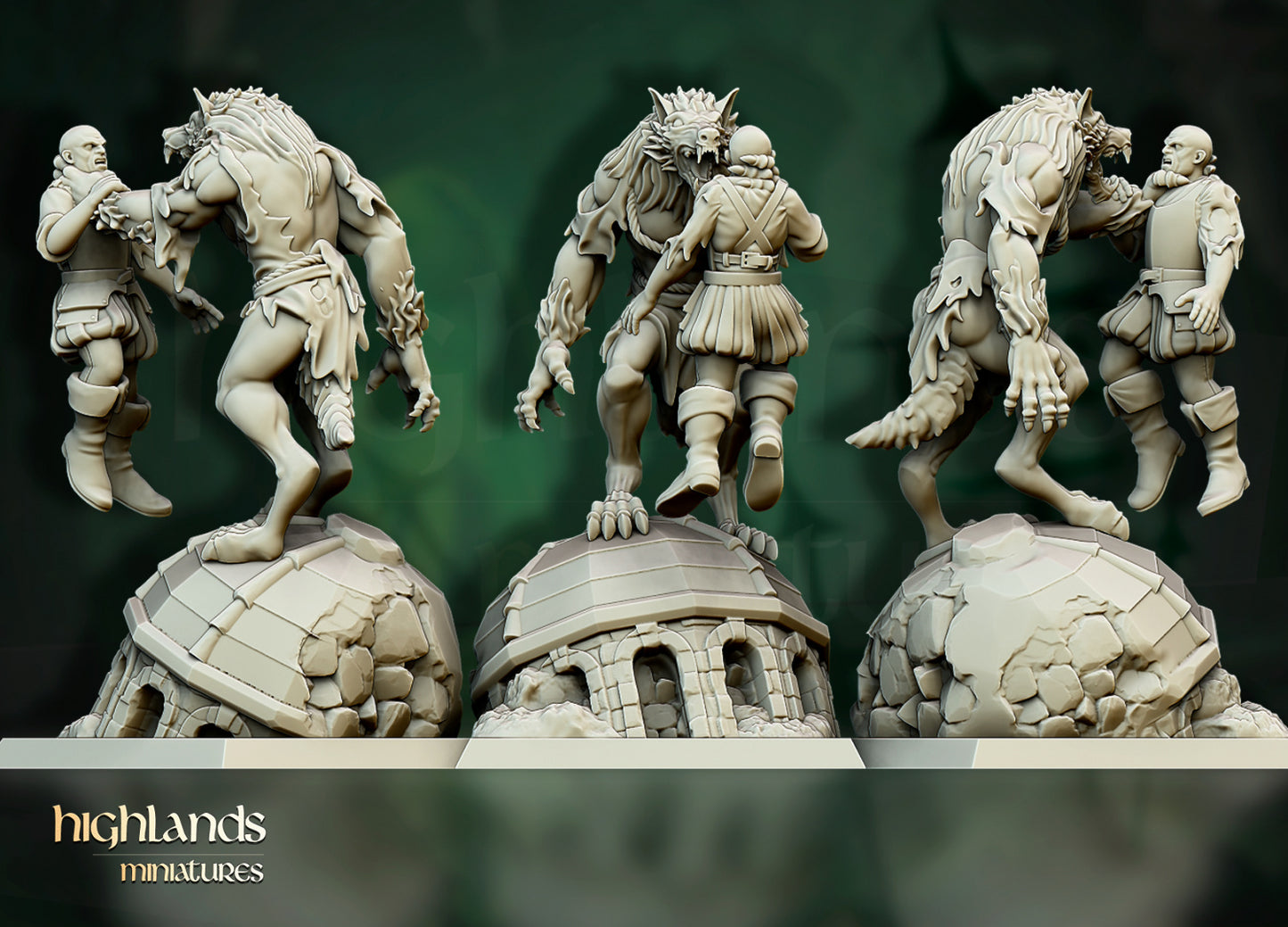 Werewolf Unit by Highlands Miniatures