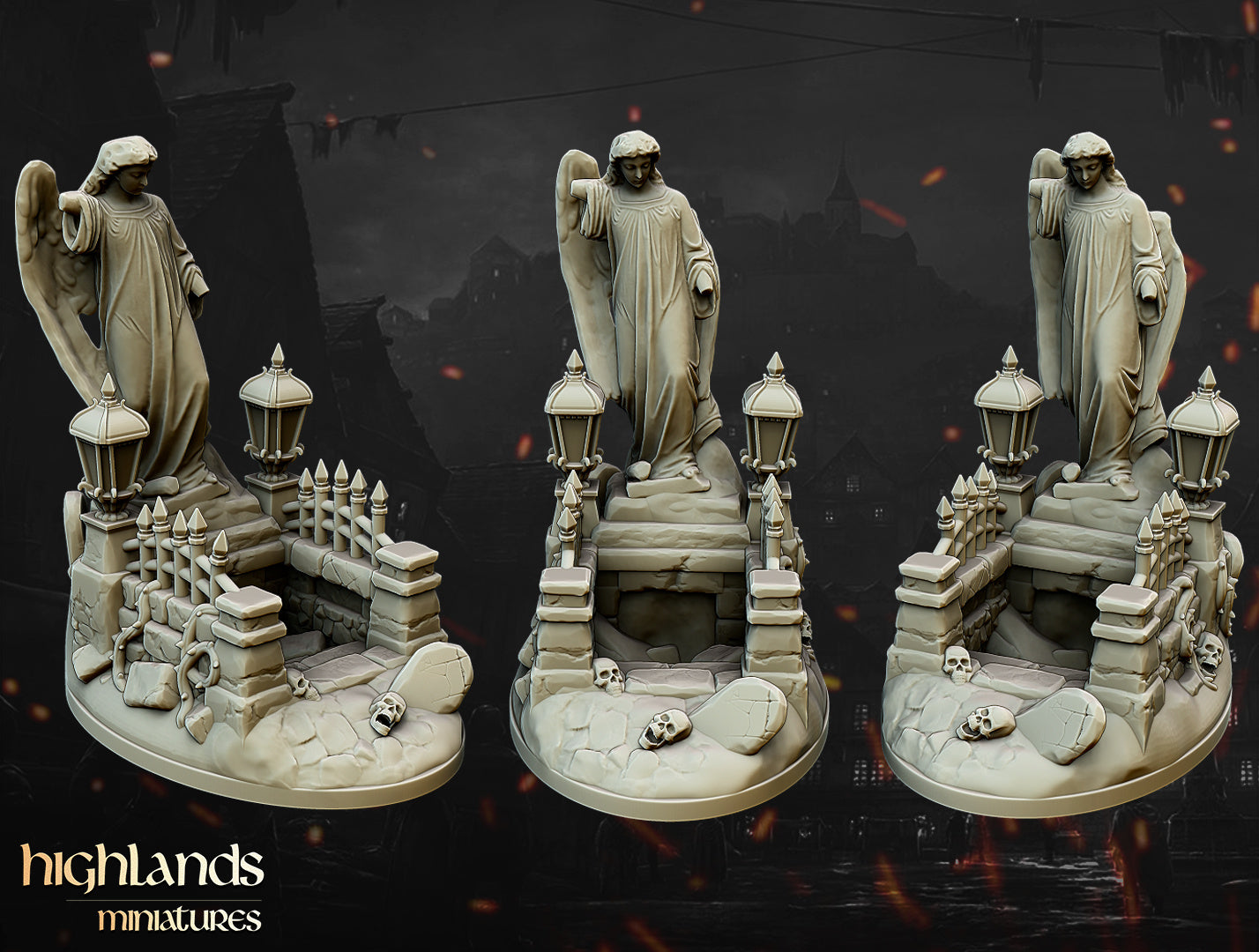 Lady Violet Spectral Widow by Highlands Miniatures