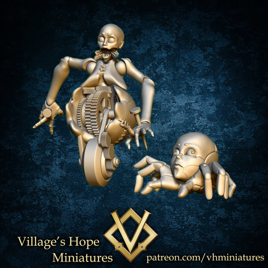 Gear Wheel Karakuri & Head Karakuri by Village's Hope Miniatures
