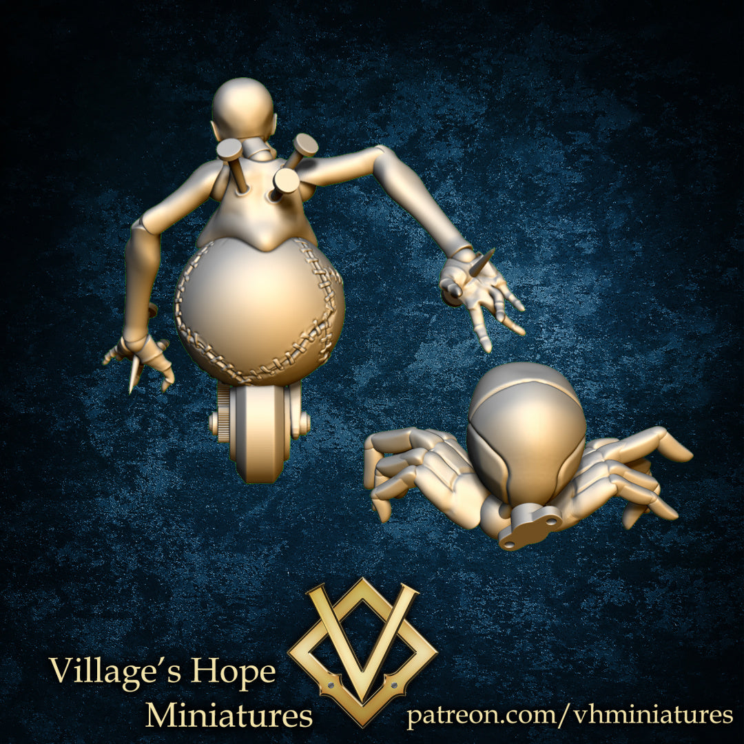 Gear Wheel Karakuri & Head Karakuri by Village's Hope Miniatures