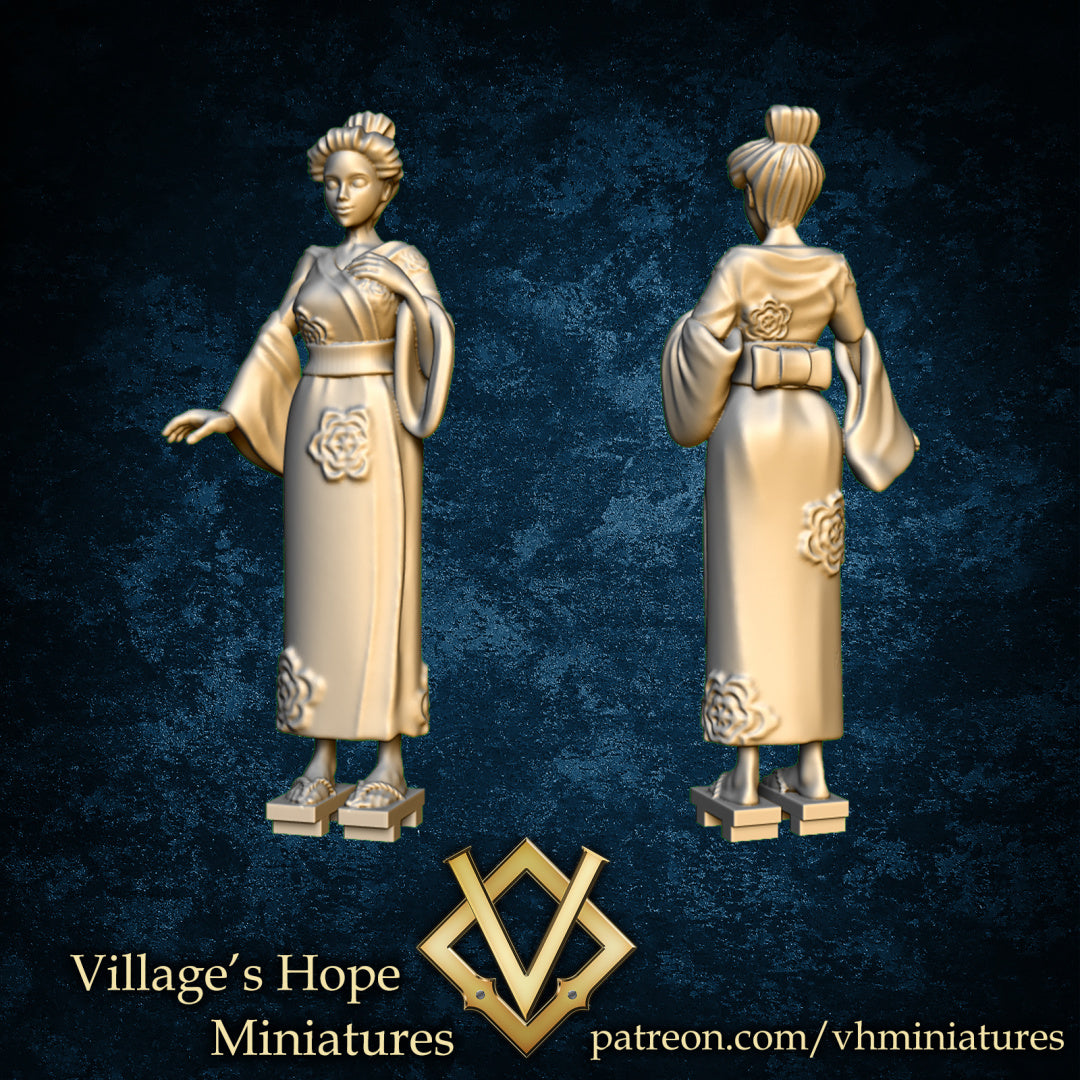 Japanese Villagers by Village's Hope Miniatures