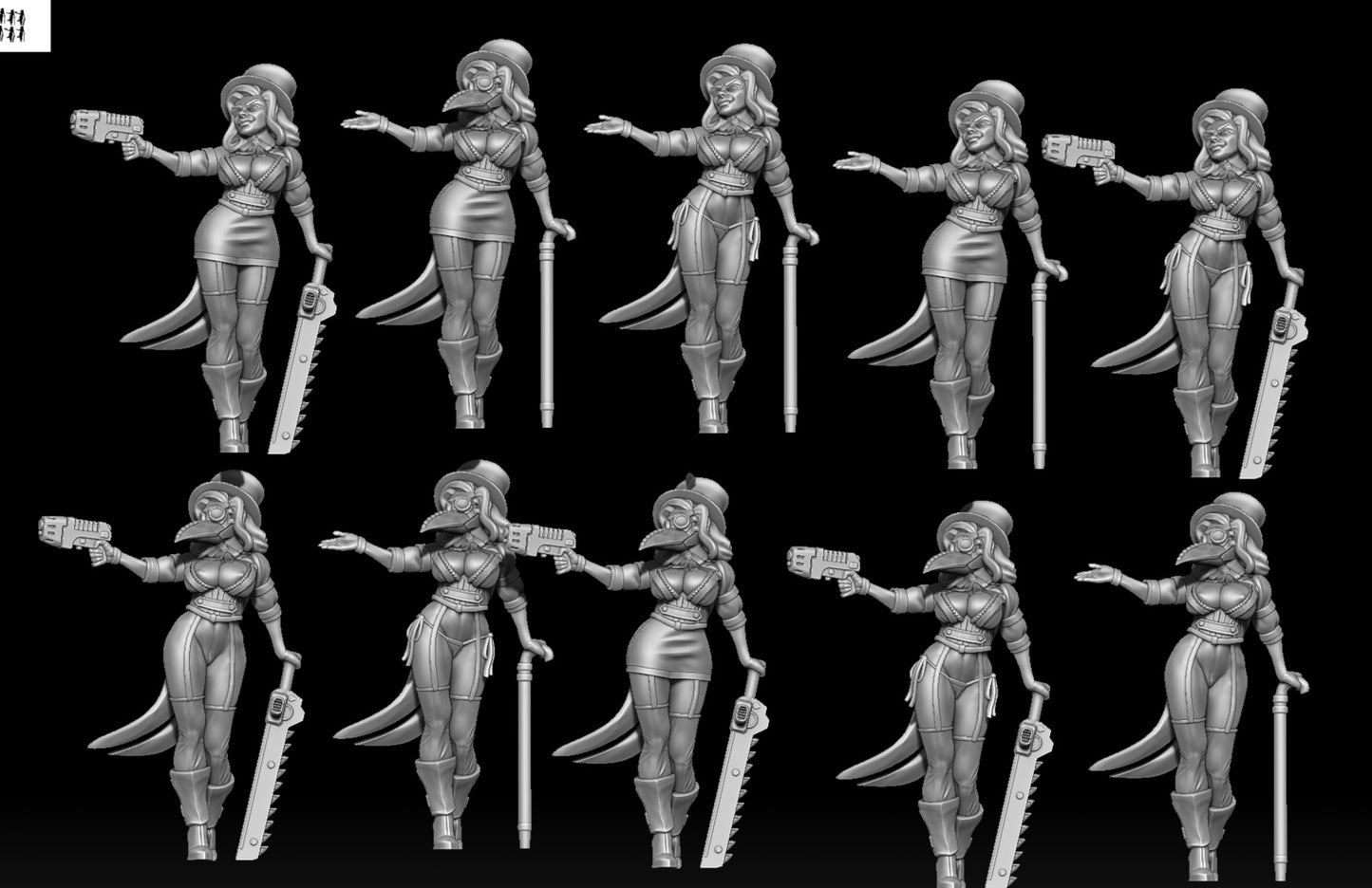 Plague Doctor Ringleader by Gaz Minis