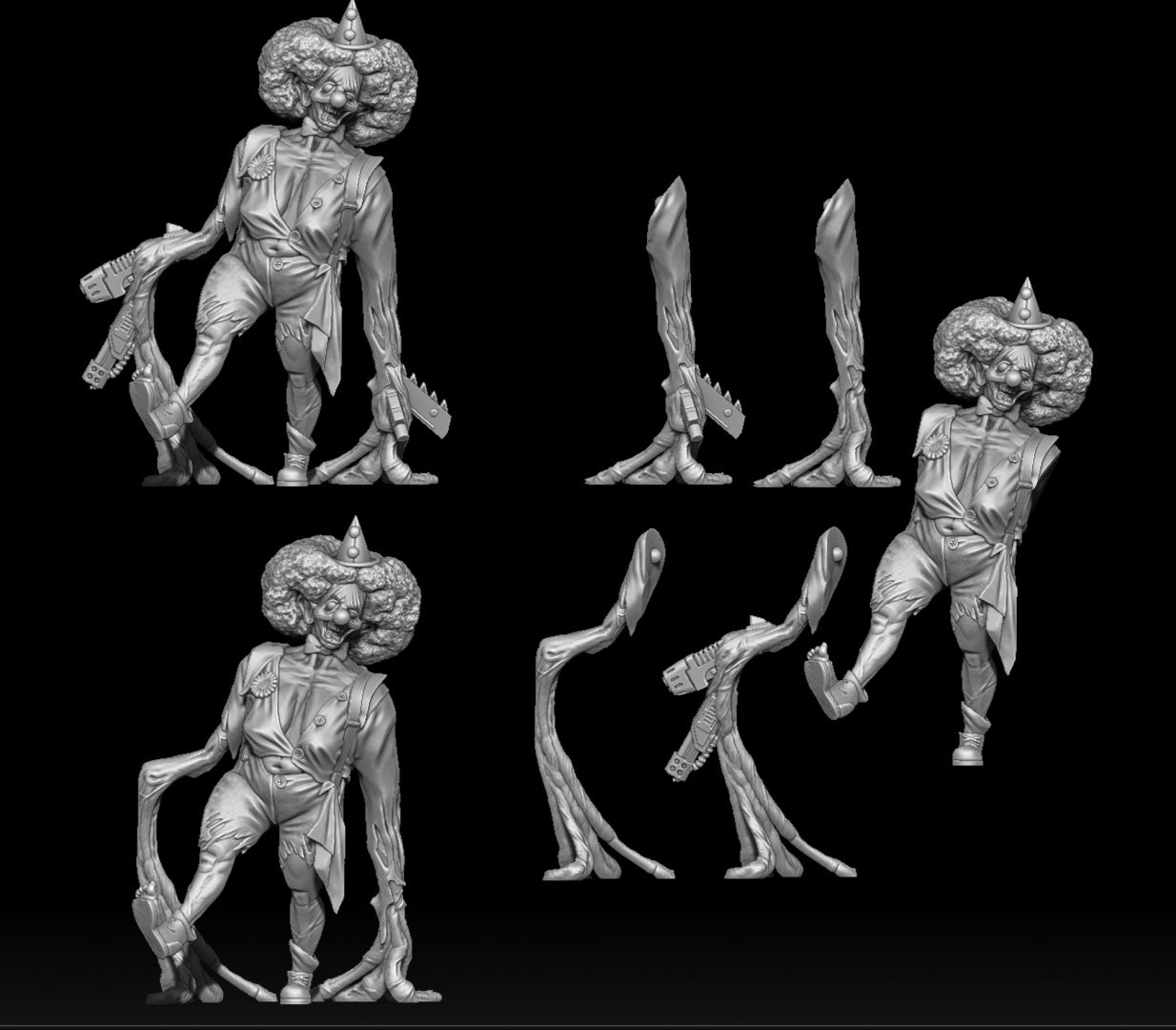 Clown Gabby and Gangly Gabby by Gaz Minis