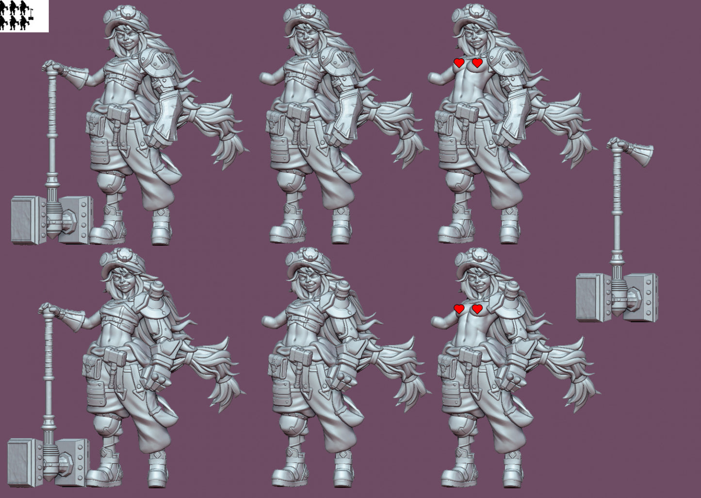 Morigan the Goblin mechanic by Gaz Minis