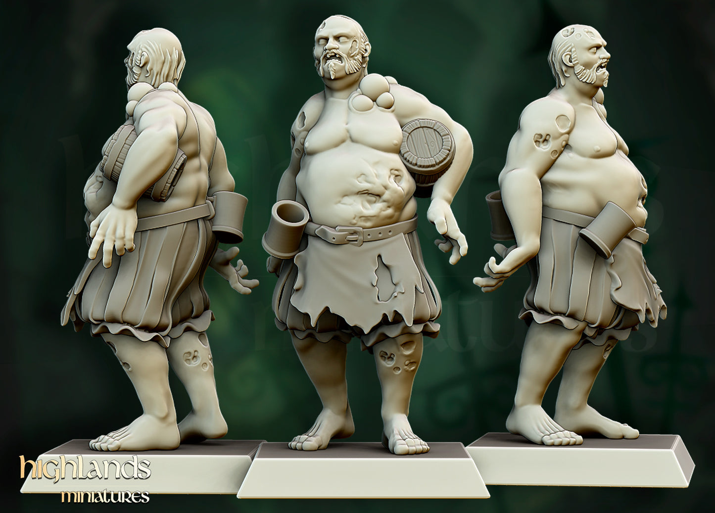 Zombie Villagers Unit by Highlands Miniatures