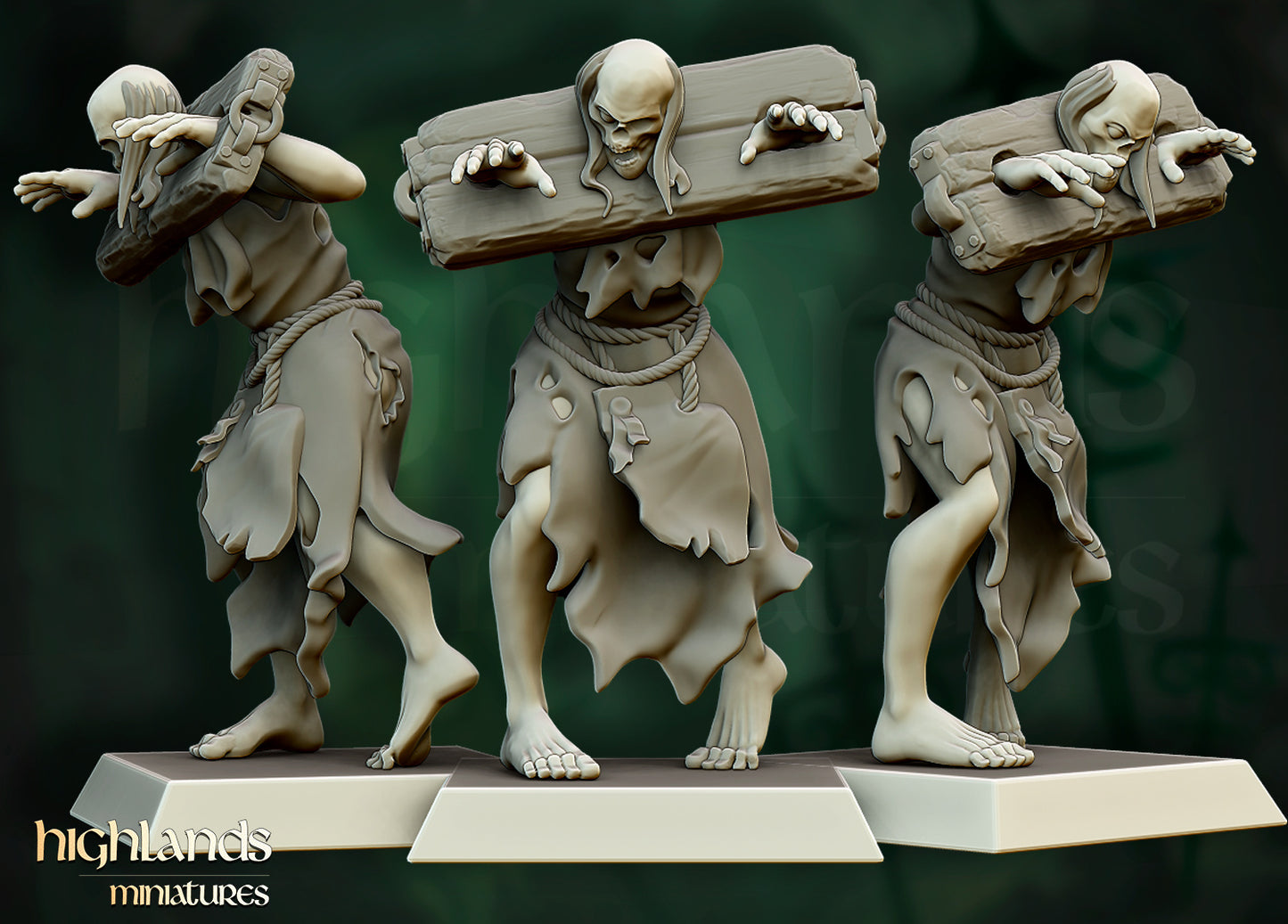 Zombie Villagers Unit by Highlands Miniatures
