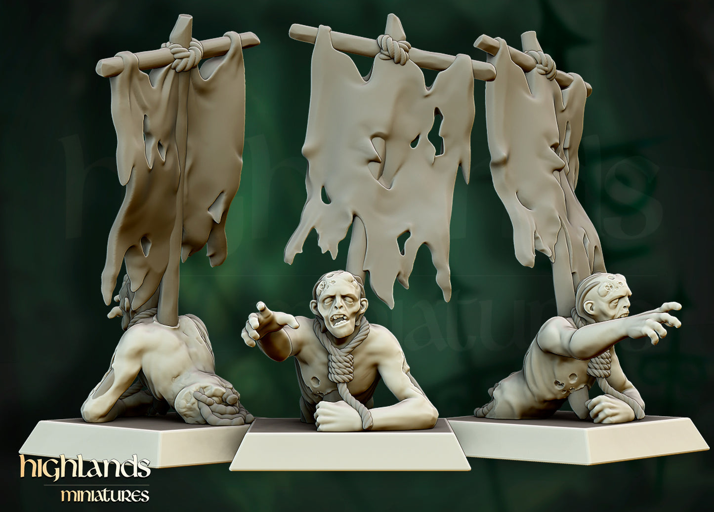 Zombie Command by Highlands Miniatures