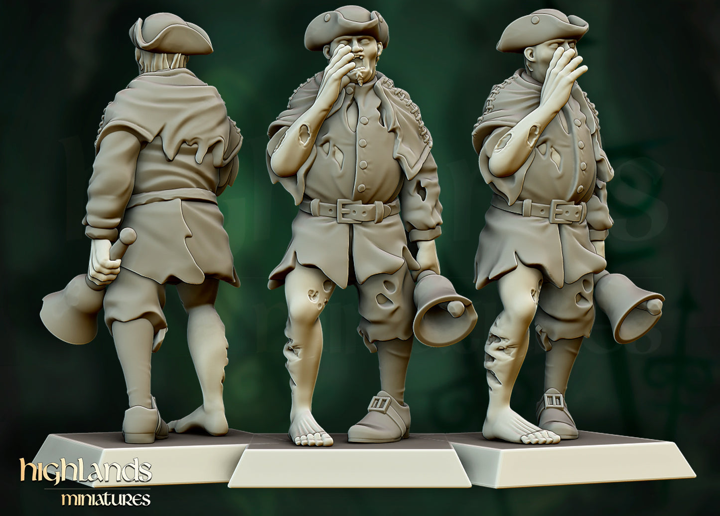Zombie Command by Highlands Miniatures