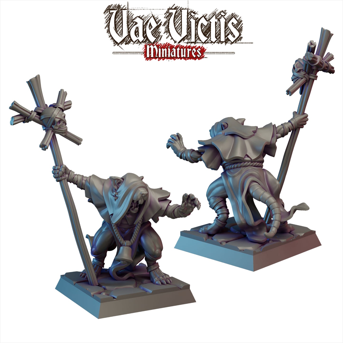 Rat Folk Sorcerer by Vae Victis Miniatures