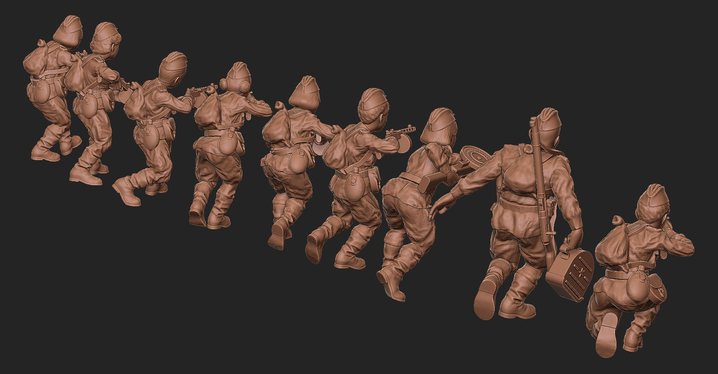 Soviet Female SMG Squad
