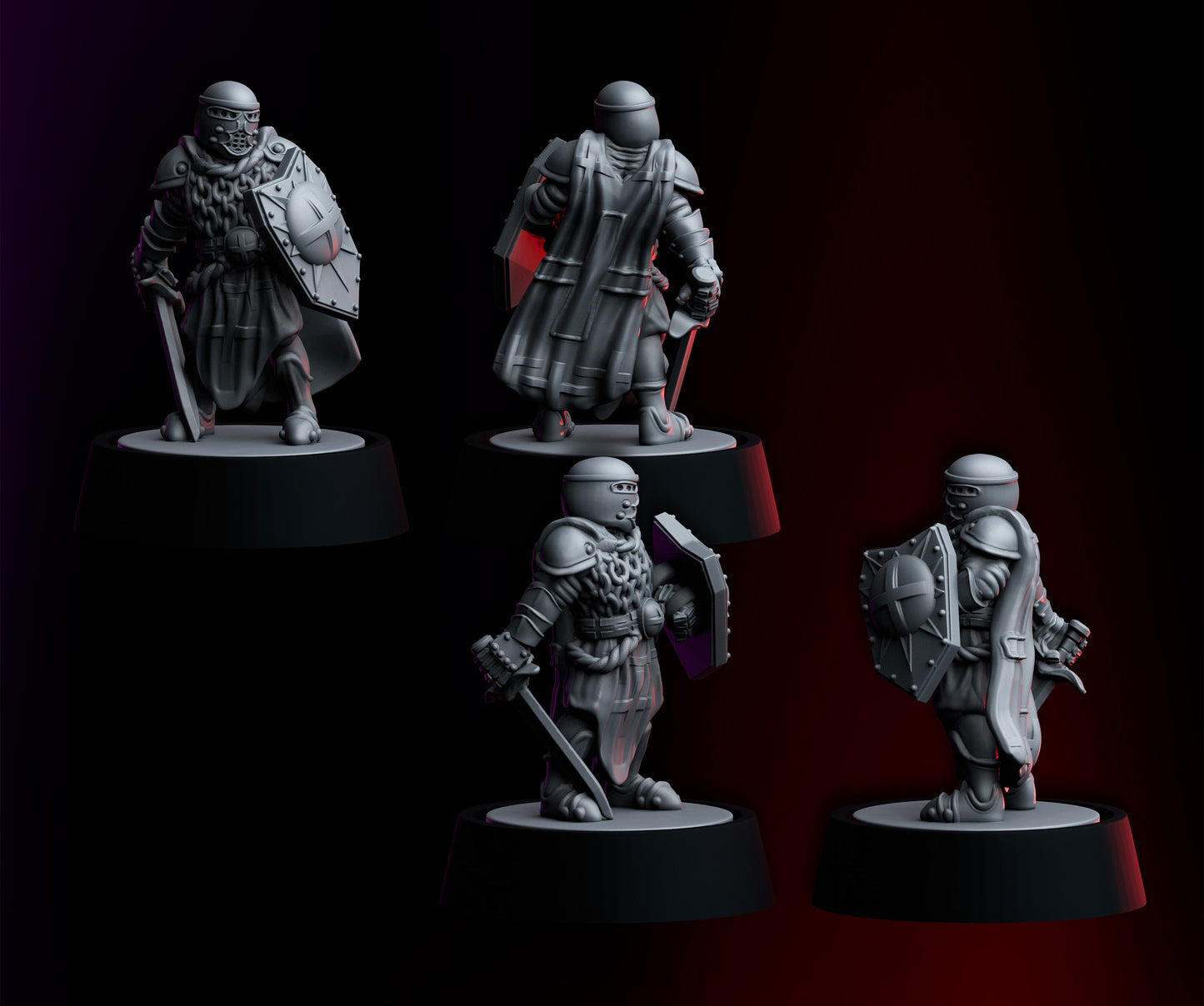 Templar Set by DDF Miniatures and Models