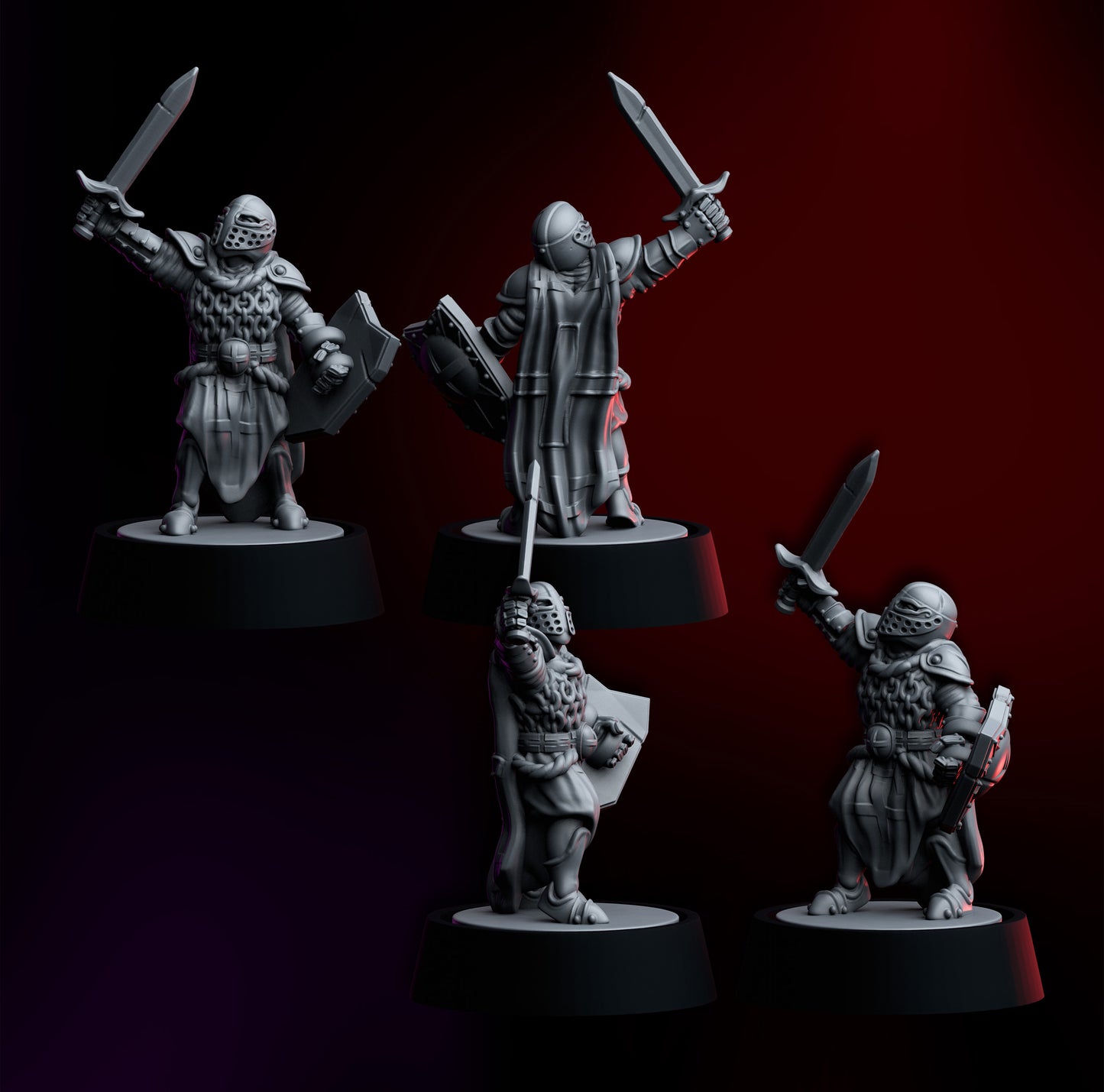 Templar Set by DDF Miniatures and Models