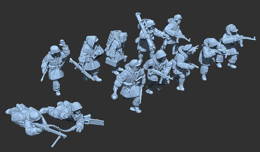 Late War German Cavalry – Budapest themed squad by Just Some Miniatures