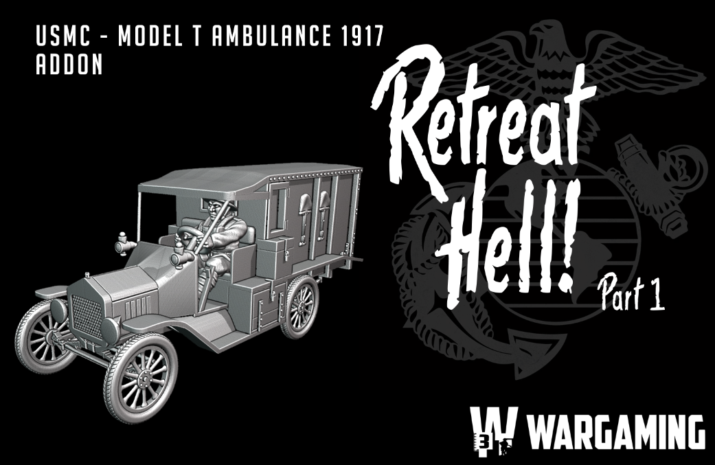 Great War Model T Ambulance by W3 Wargaming