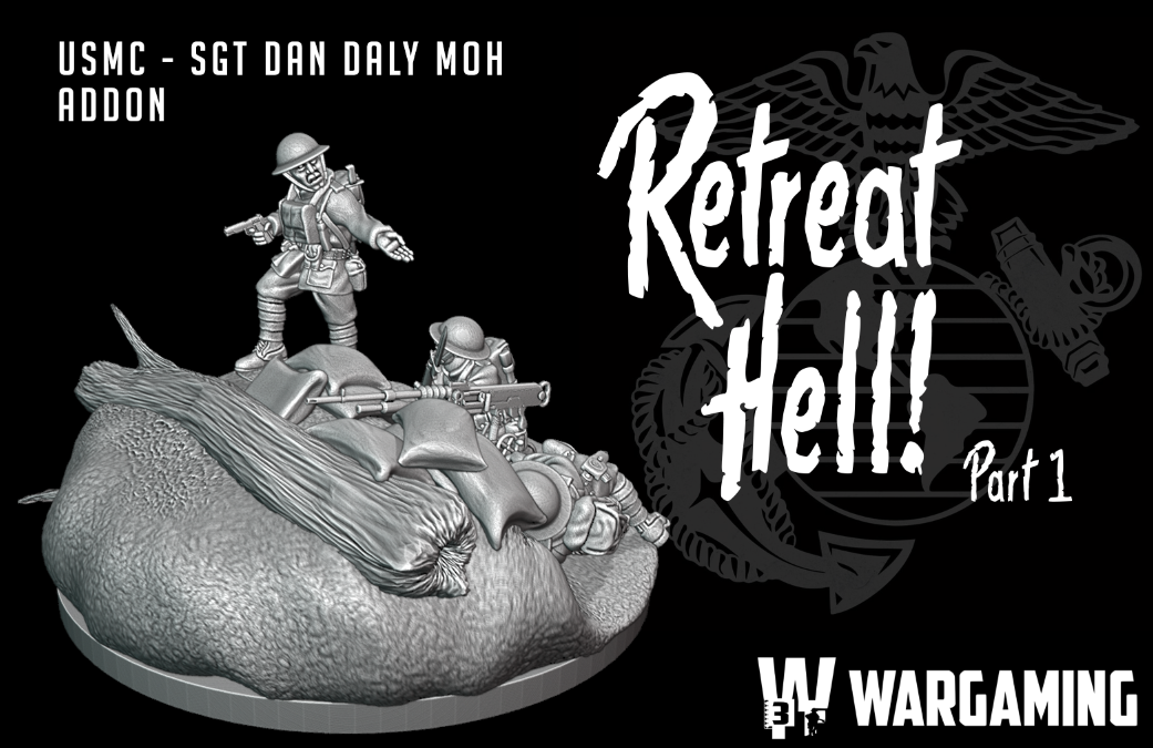 Great War USMC Sgt Dan Daly MOH by W3 Wargaming.