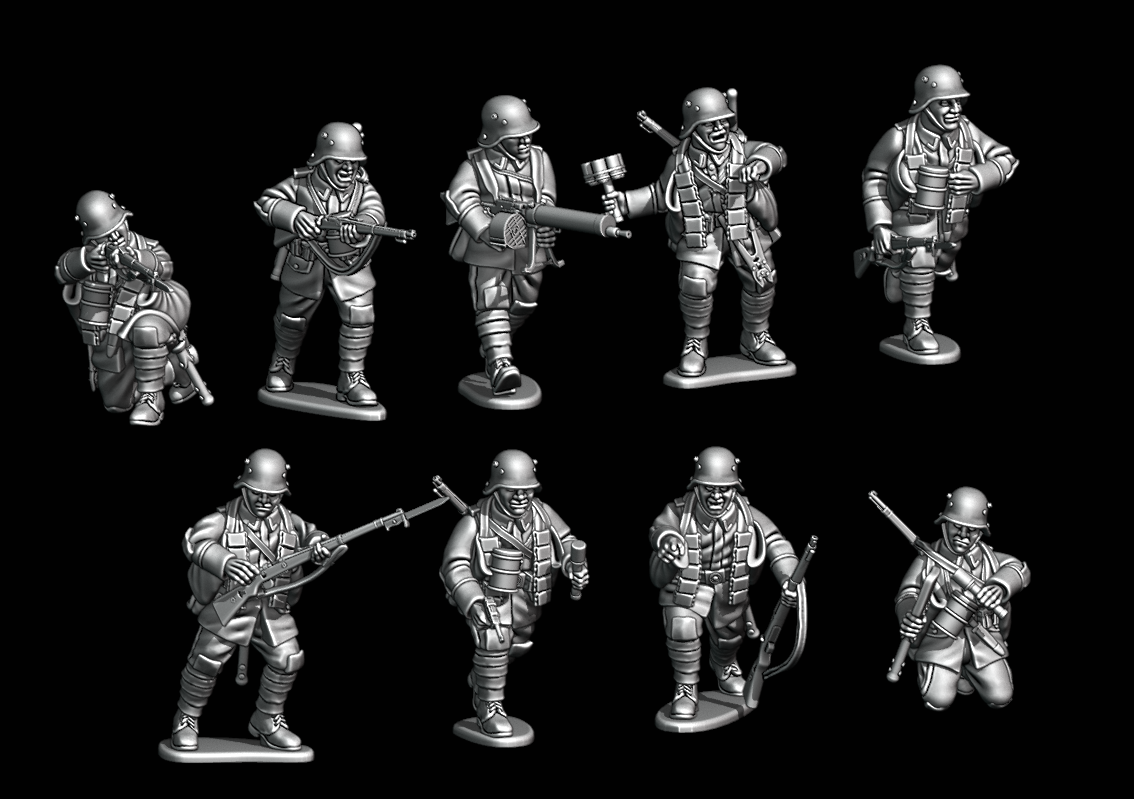 Great War German Sturmtruppe by W3 Wargaming