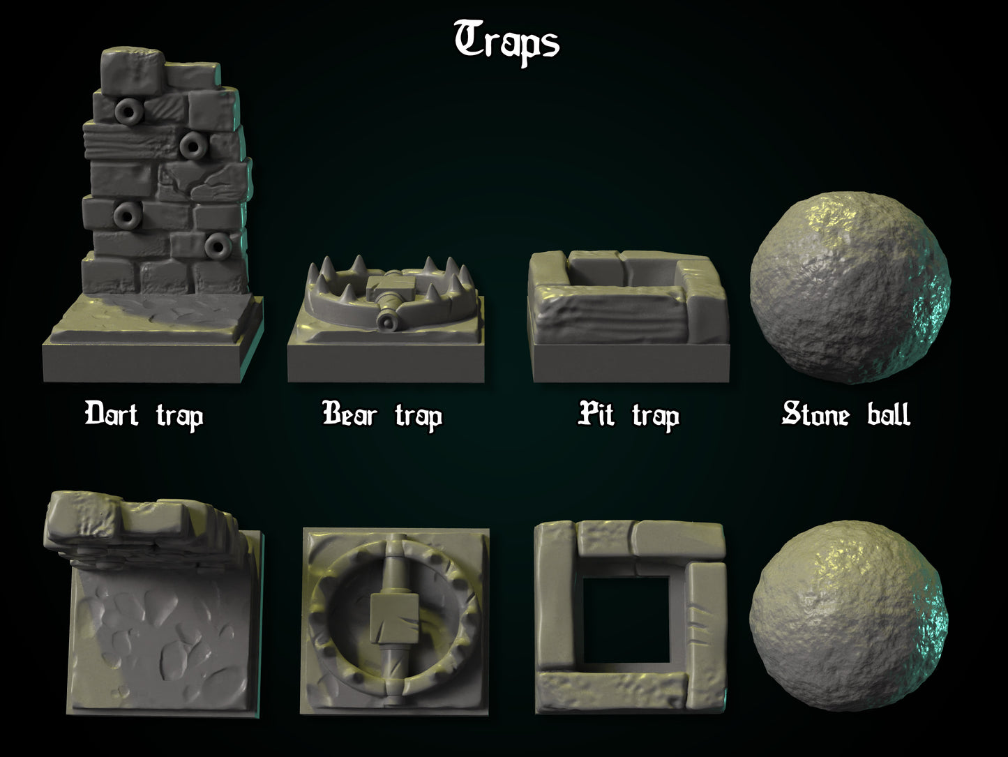 Trap Set by DDF Miniatures and Models