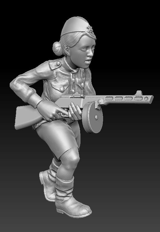 Soviet Female SMG Squad