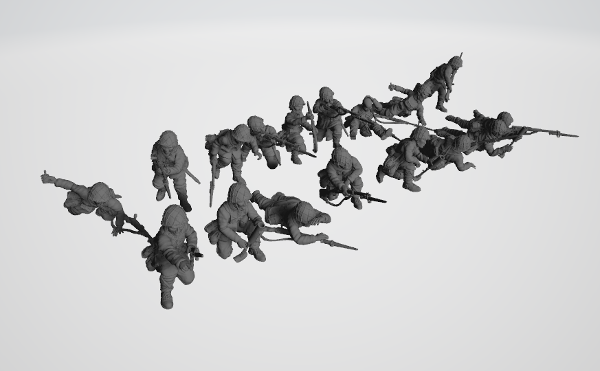 IJA Grenadier Infantry Squad Defensive Fighting