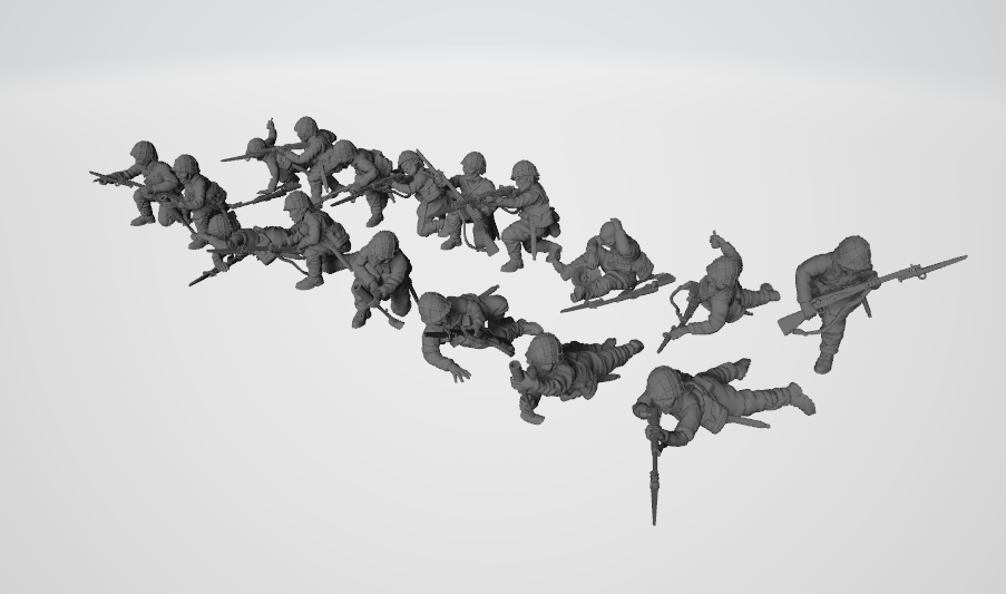 IJA Grenadier Infantry Squad Defensive Fighting