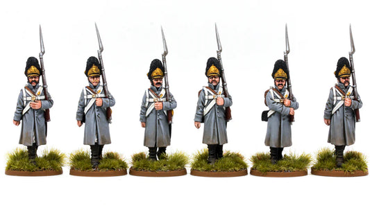 Austrian Grenadiers in Greatcoats (1800 - 1815) by Piano Wargames