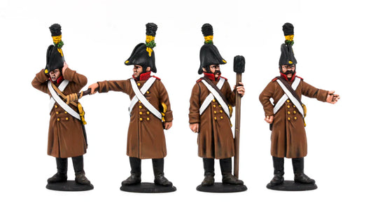 Austrian Artillery Crew in Greatcoats (1800 - 1815) by Piano Wargames