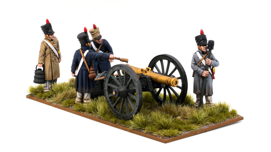 French 8-Pounder Foot Artillery in Greatcoats (1807-1814) by Piano Wargames