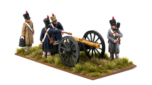 French 8-Pounder Foot Artillery in Greatcoats (1807-1814) by Piano Wargames