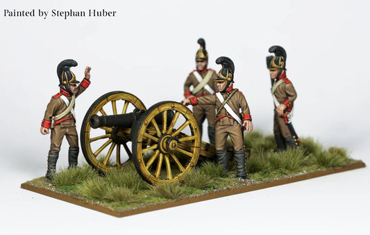 Würzburg 6-Pounder Artillery Firing (1806-1812) by Piano Wargames