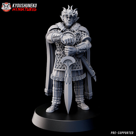Gaelic Wood Elf King by Kyoushuneko Miniatures