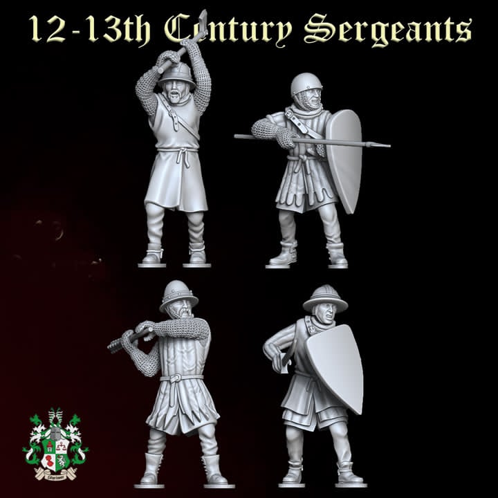 12-13th Century Sergeants Set 2 by Styriwar