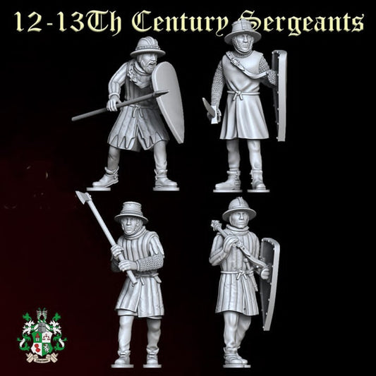 12-13th Century Sergeants Set 1 by Styriwar
