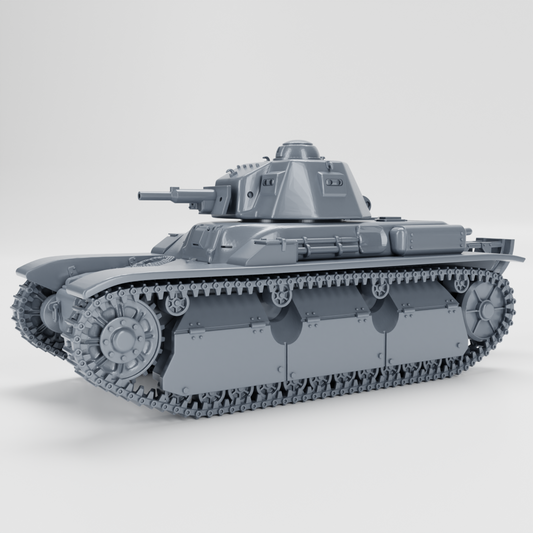 Renault R-40 Tank by Wargame3D