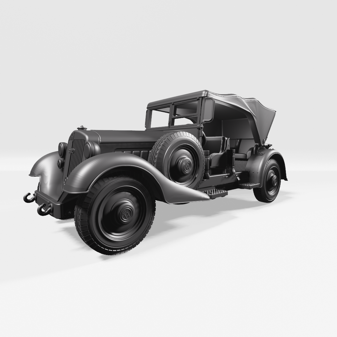 Horch 830 R Kubelwagen by Wargame3D