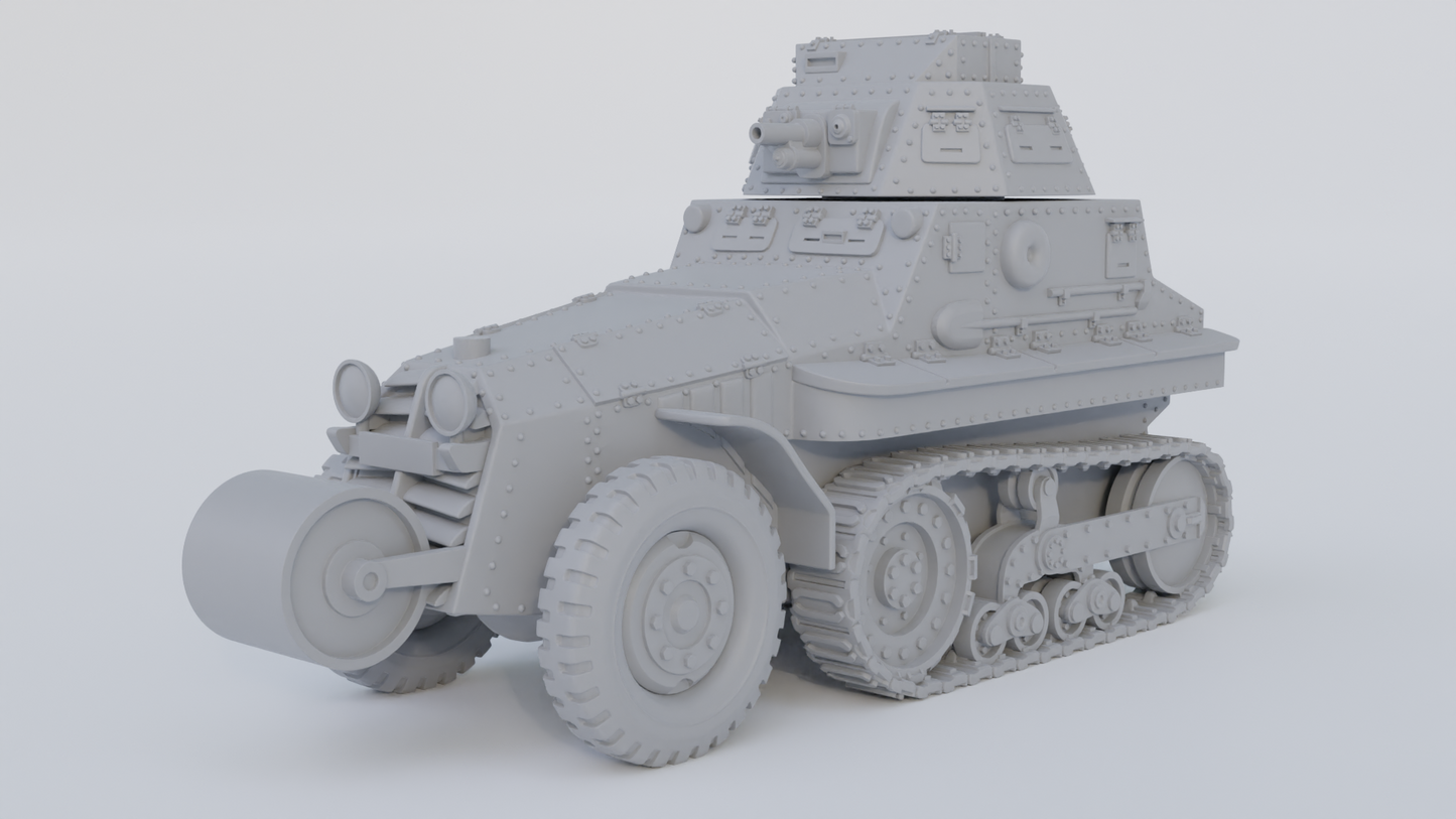 Schneider AMC P-16 Half-Track by Wargame3D