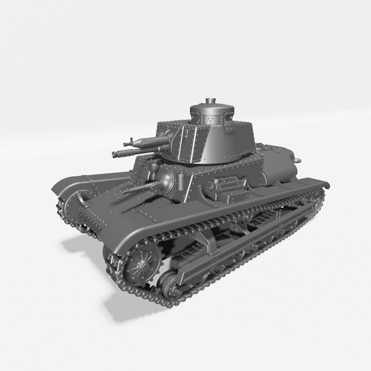 CKD LT vz.34 Light Tank by Wargame3D