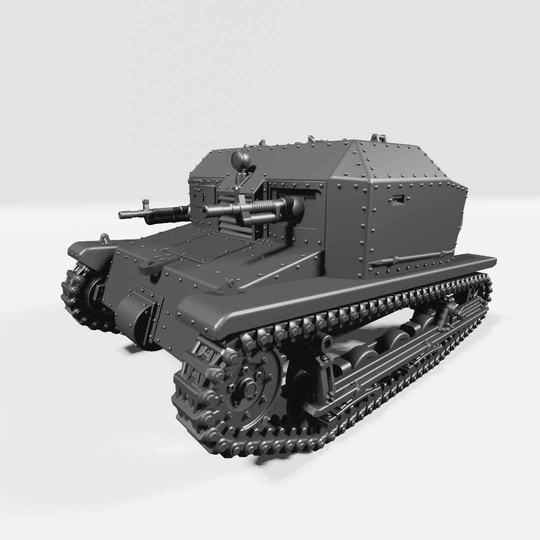 P-I vz 33 Tankette by Wargame3D