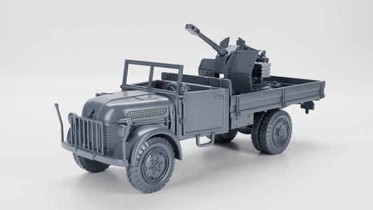 Steyr 1500A mit Drilling MG151 by Wargame3D