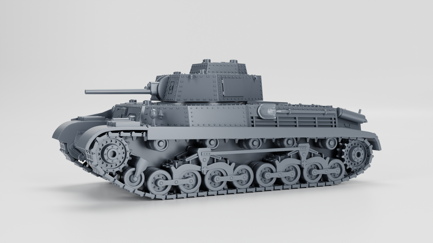 40M Turan I Tank by Wargame3D