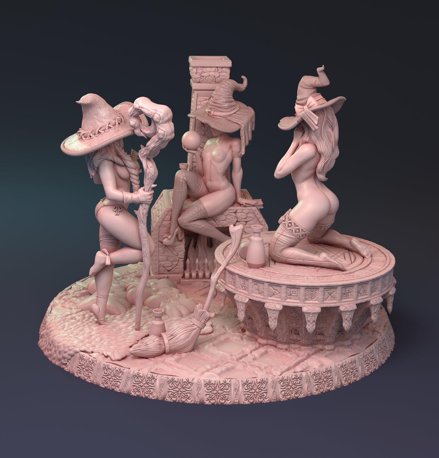 Witches of Lionila Diorama by 42 Studios